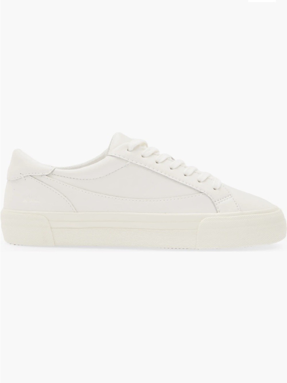 NEW Madewell Sidewalk Low Top Sneaker Leather Tennis Shoes Shoe White Size 10.5